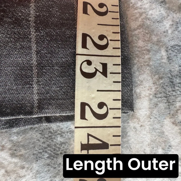 VTG Due Per Due Skirt Size 10 Gray Silk Wool Pinstripe Embroidered Floral Y2K - Picture 11 of 12